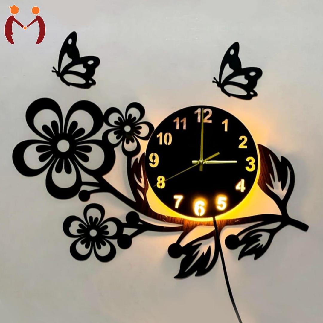 Wall Clock With Light